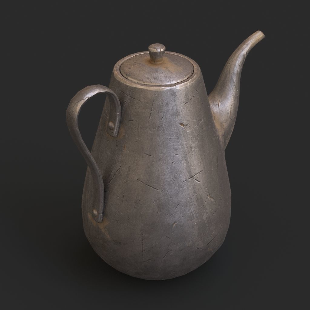 Teapot 3D model_4