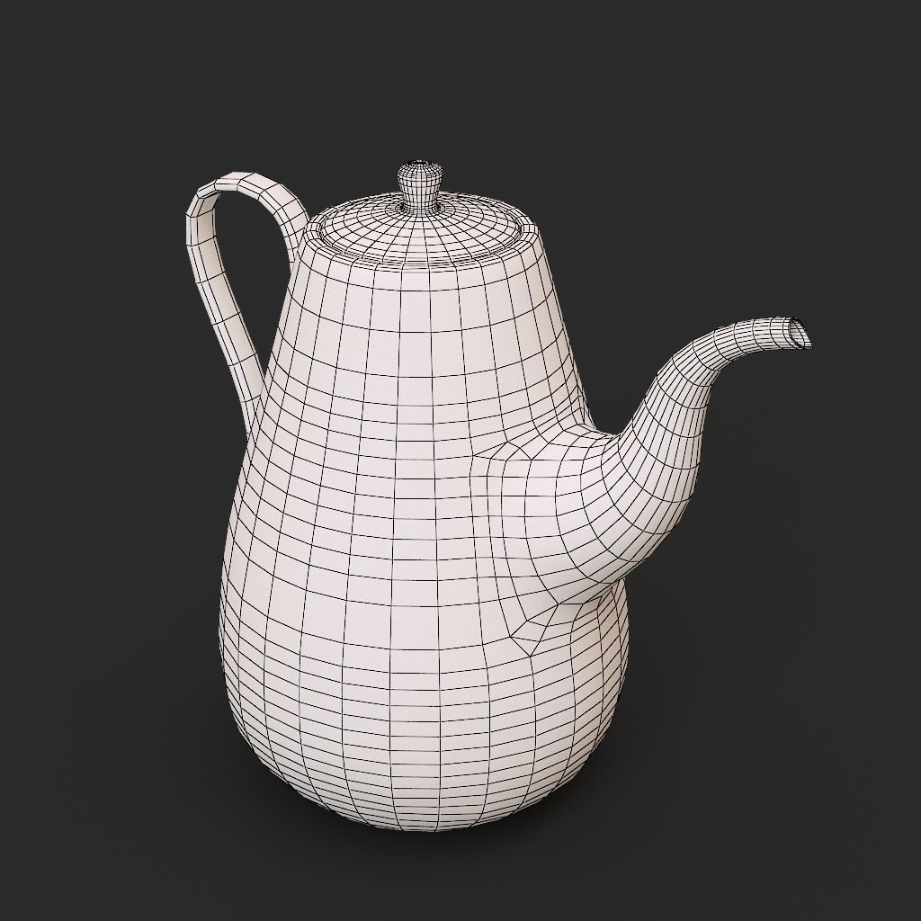 Teapot 3D model_9