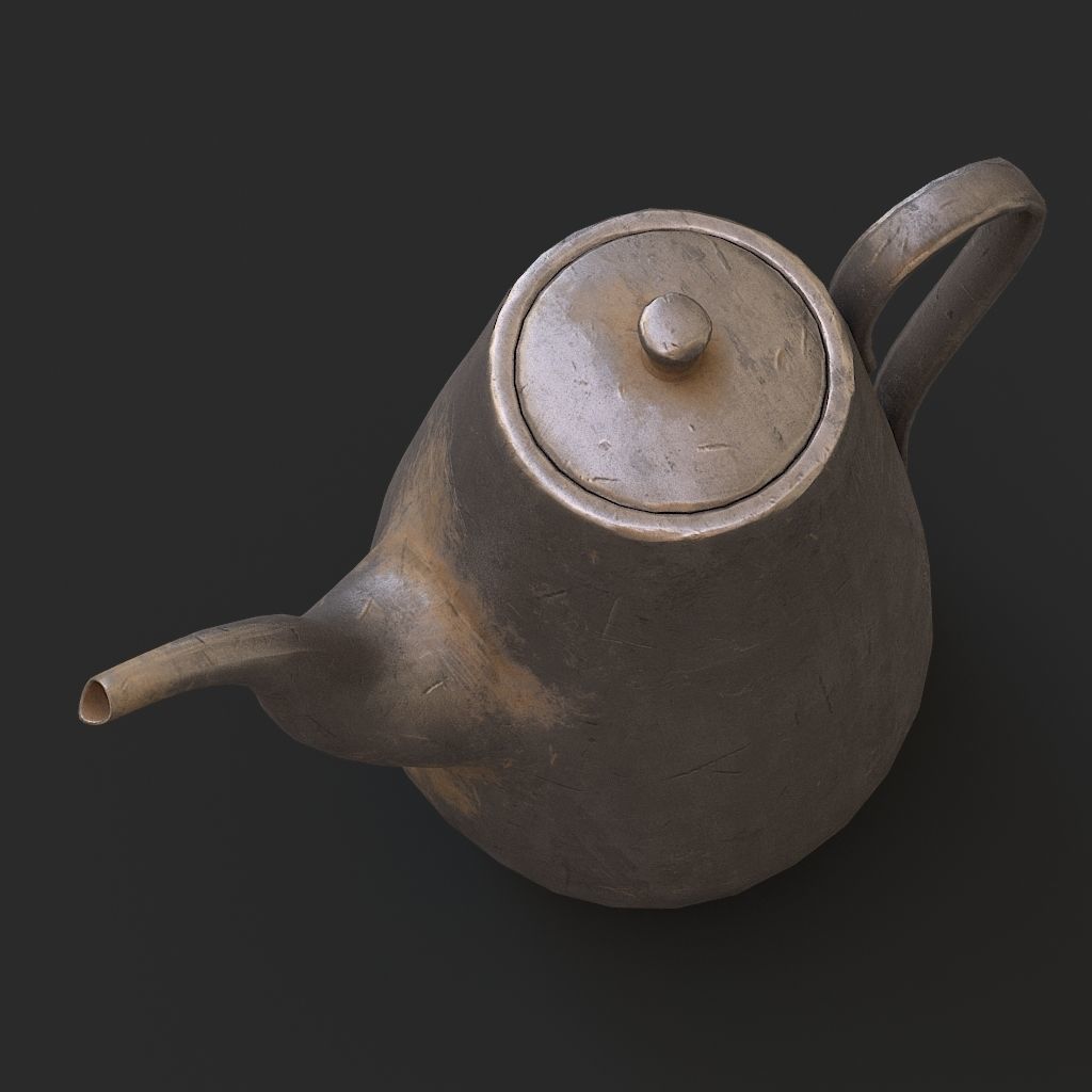 Teapot 3D model_2