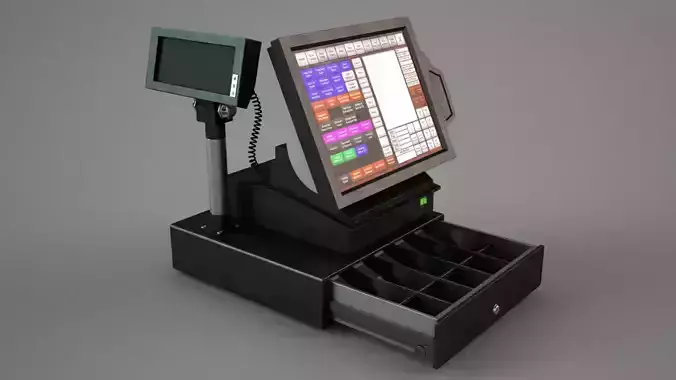 Cash Register 3D model