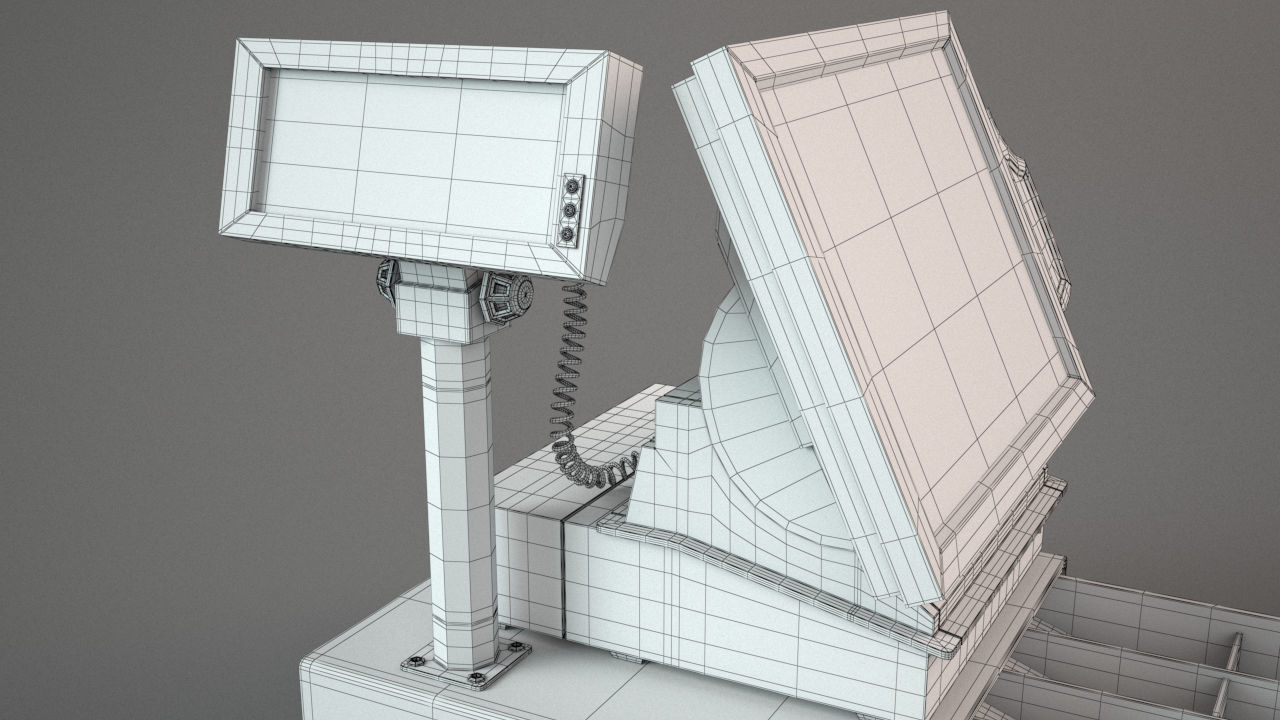 Cash Register 3D model_5