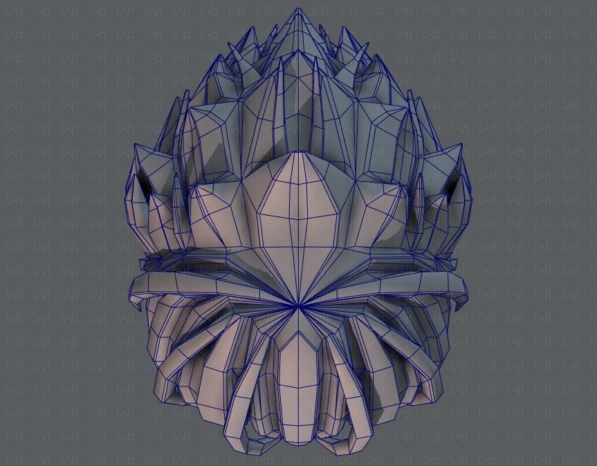 3D Hair style for boy V47 Low-poly 3D model_36