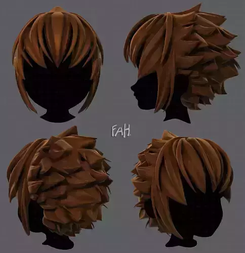 3D Hair style for boy V47