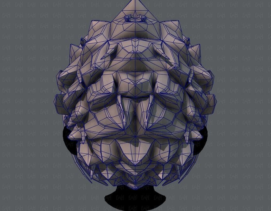 3D Hair style for boy V47 Low-poly 3D model_29