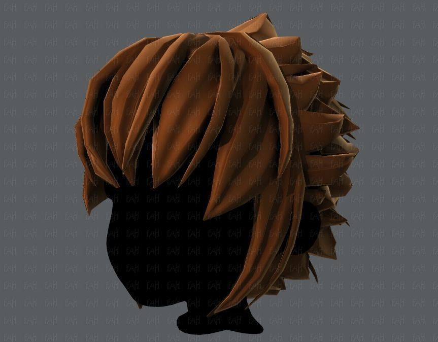 3D Hair style for boy V47 Low-poly 3D model_24