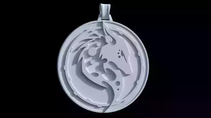 Stylish Wolf pendant 