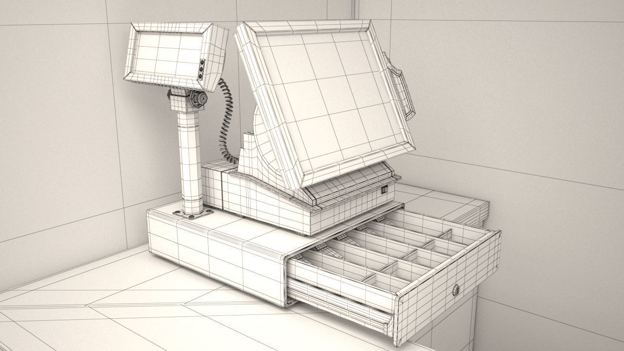 High Detailed Gas Station 3D model_31