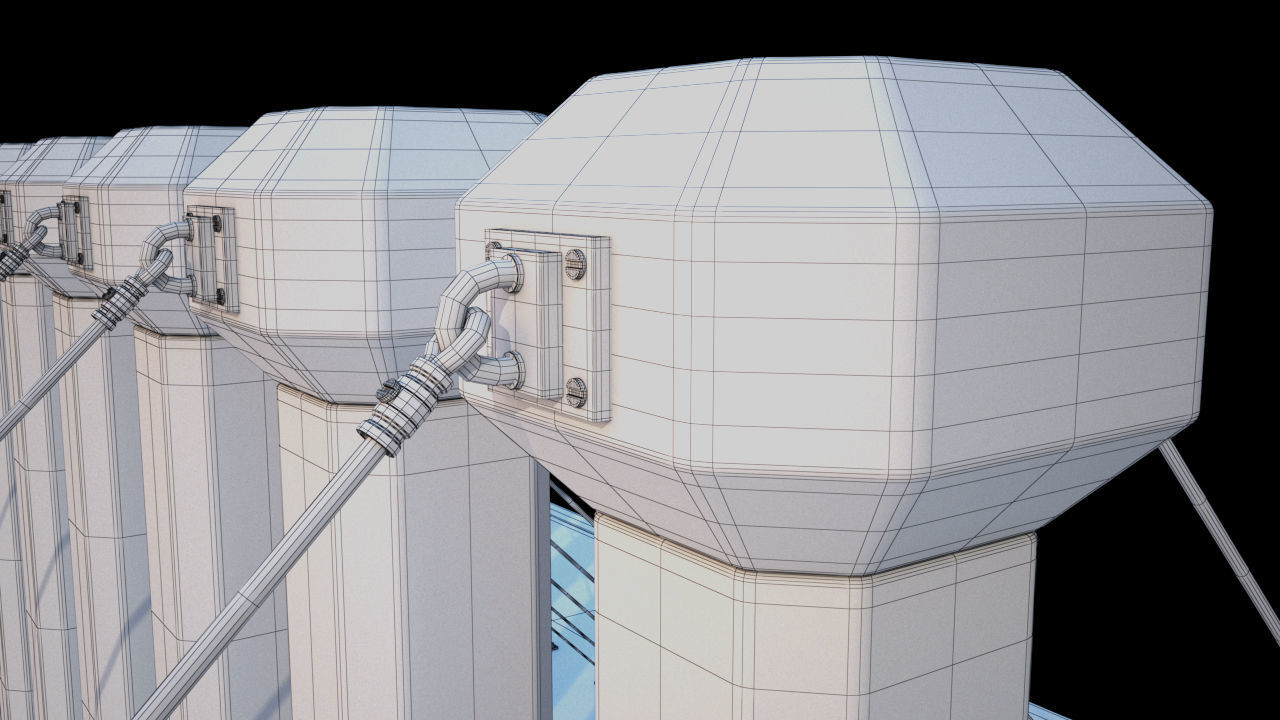 High Detailed Gas Station 3D model_21