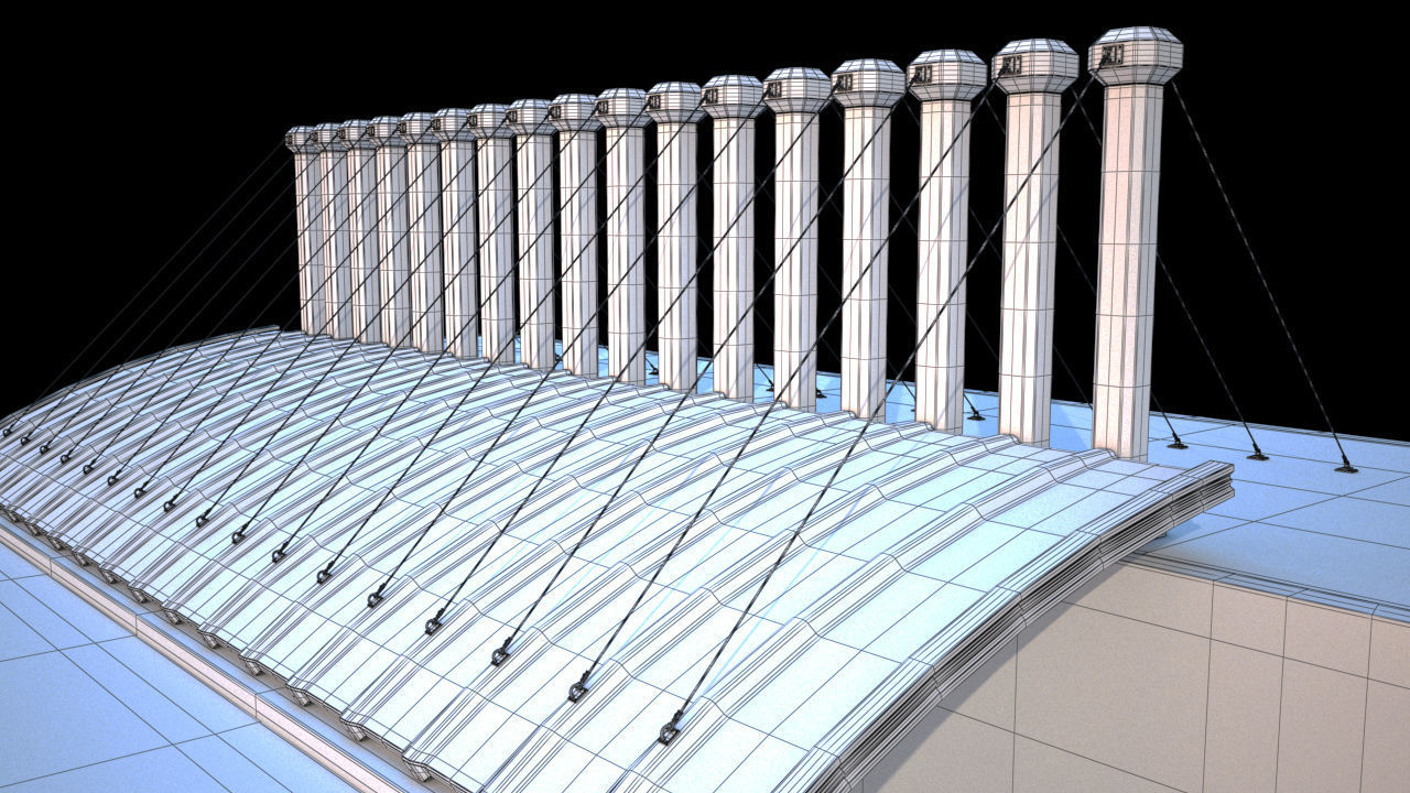 High Detailed Gas Station 3D model_19