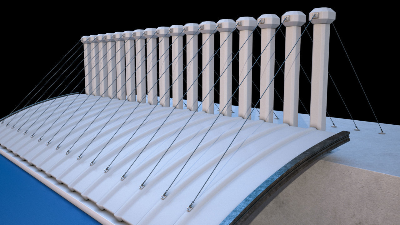 High Detailed Gas Station 3D model_18