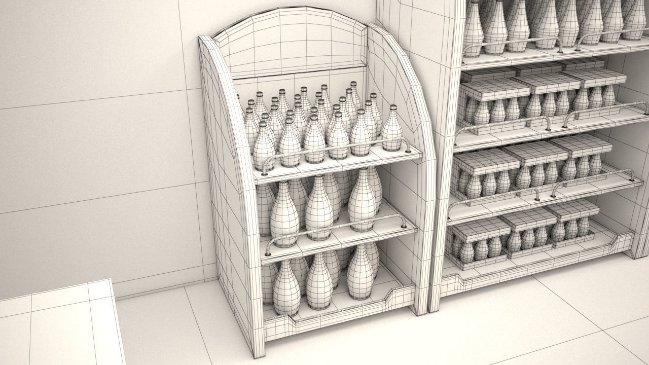 High Detailed Gas Station 3D model_33