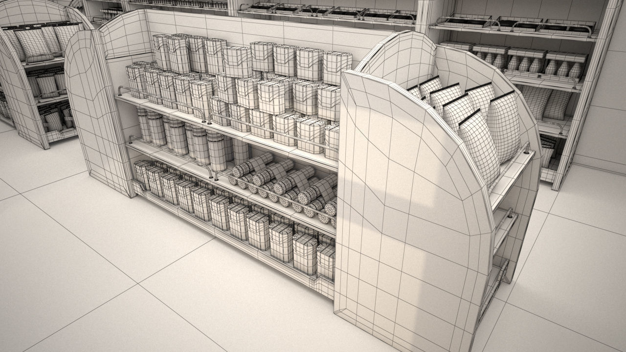 High Detailed Gas Station 3D model_39