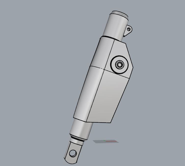 Furling lever 3D model_3