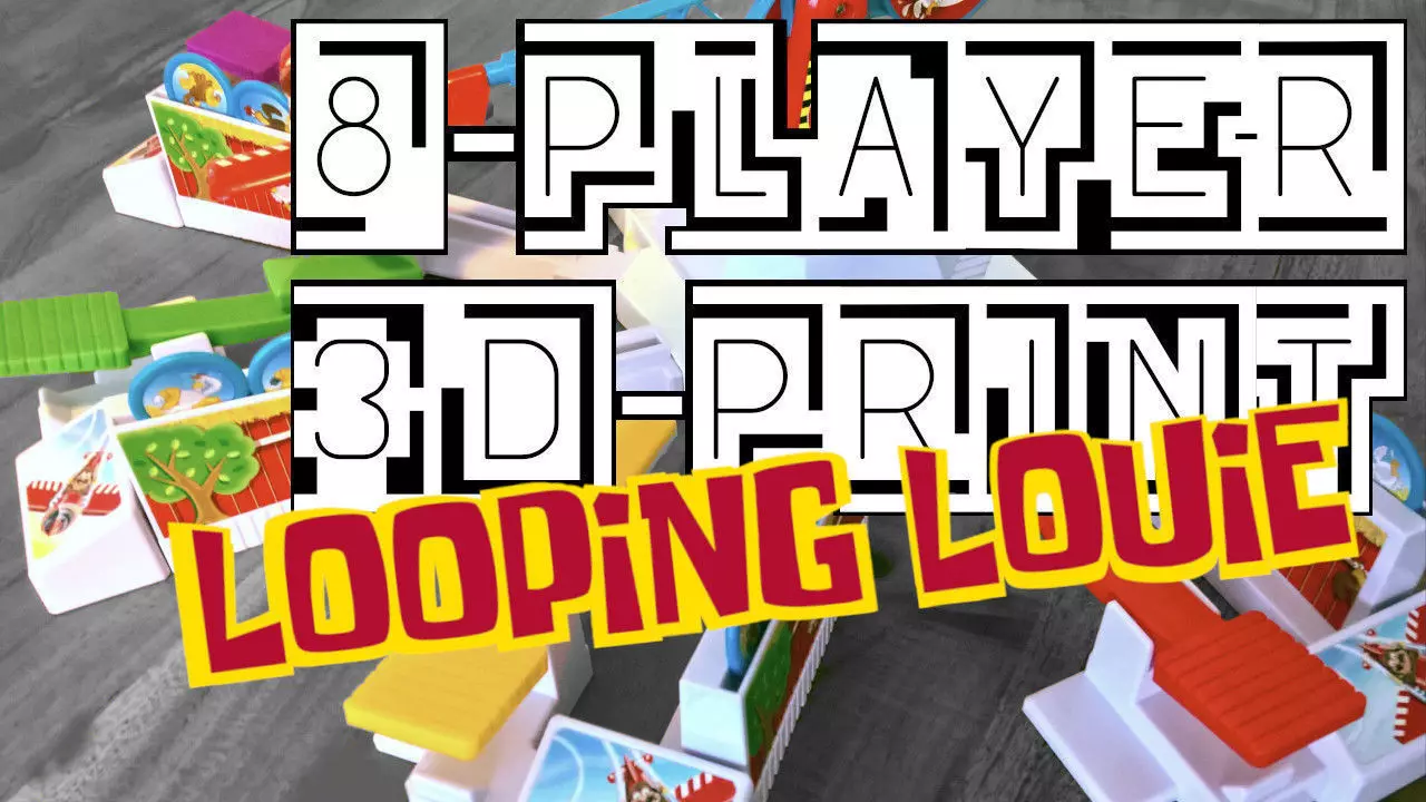 Looping Louie 8 Player Adapter Free 3D print model