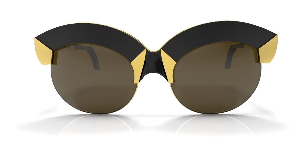 Cat Sunglasses 3D print model_1