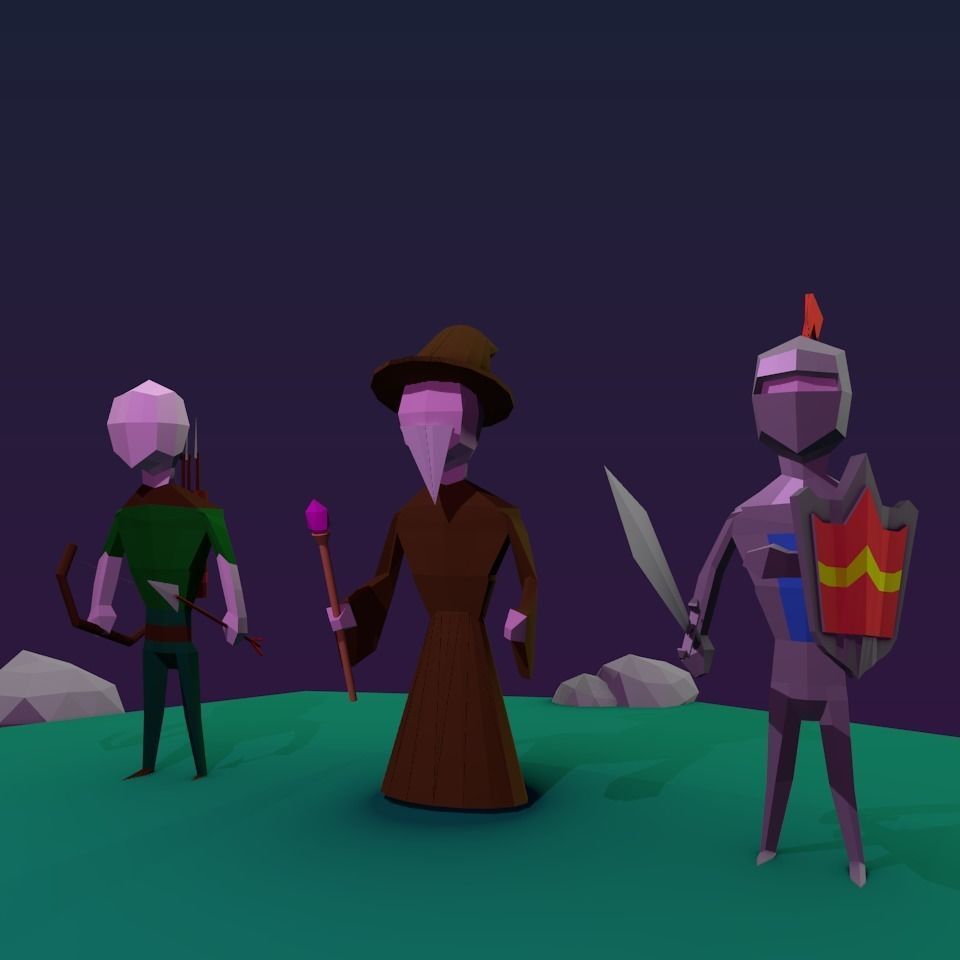 3D model Fantasy RPG Pack VR / AR / low-poly | CGTrader