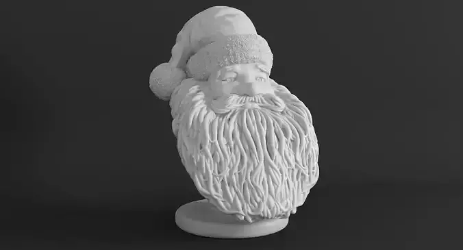 Santa Claus 3d Printable Bust 3D print model