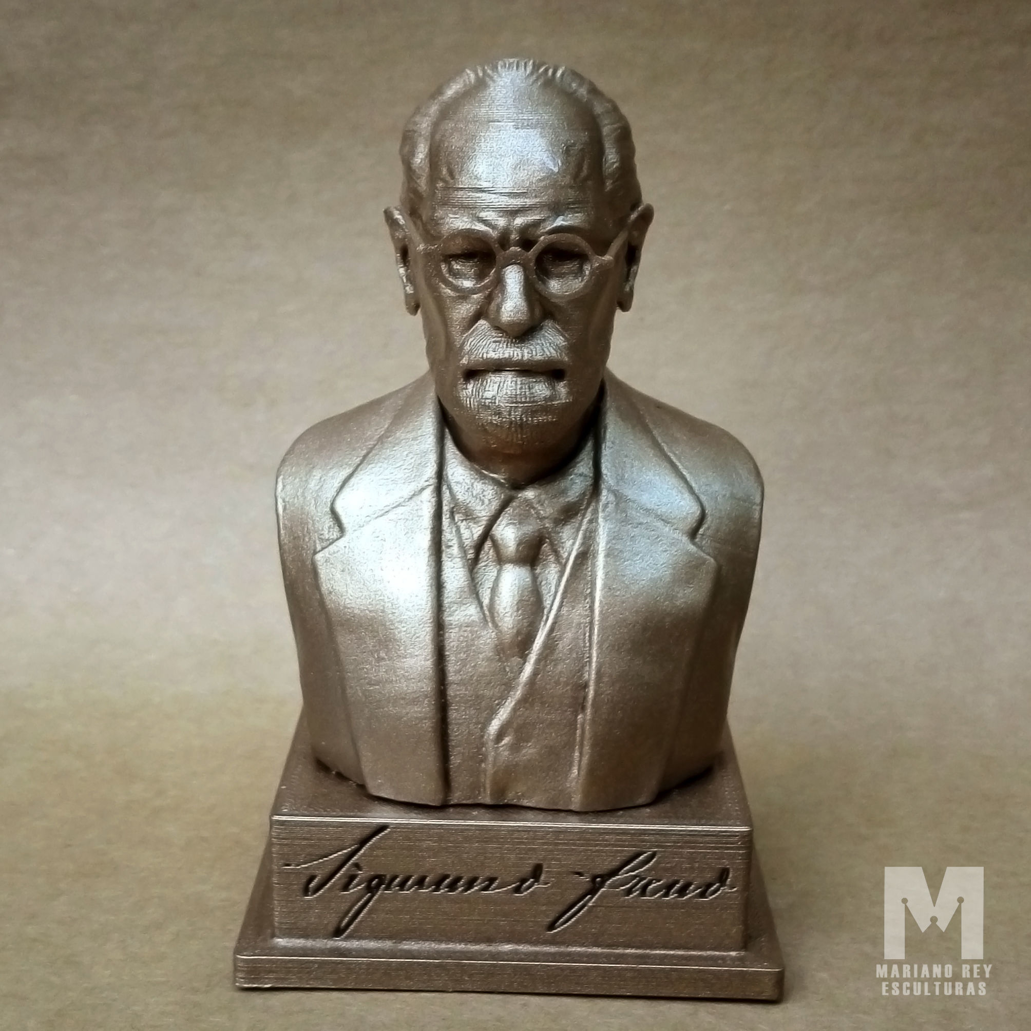 Sigmund Freud - Bust portrait 3D print model_2