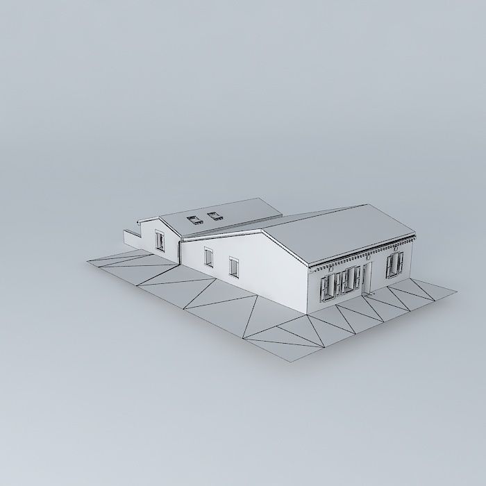 extention renovated village Free 3D model_4