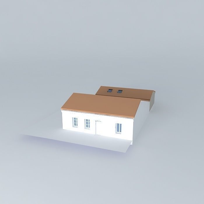 extention renovated village Free 3D model_1