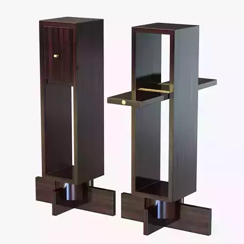 andre sornay side table with two doors 3D model