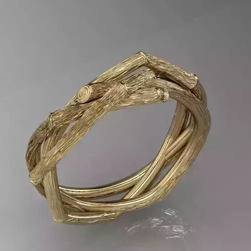 ring branches 3D print model