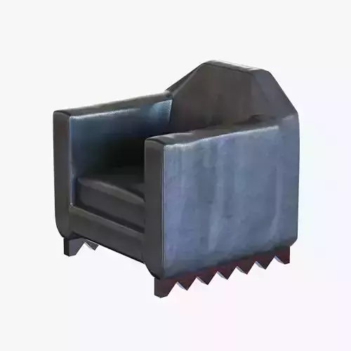 Pierre Legrain Cubist Armchair 3D model