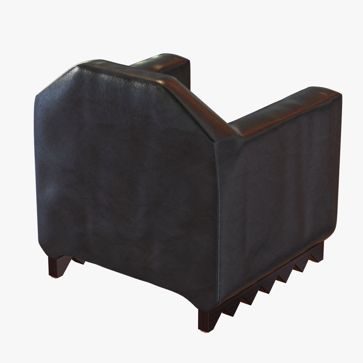 Pierre Legrain Cubist Armchair 3D model_3