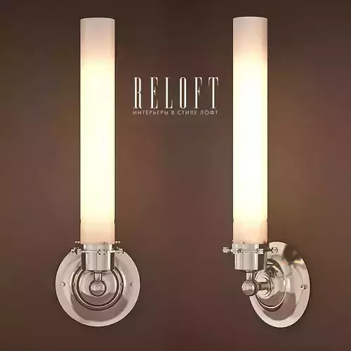 High Lamp Bracket Polished Nickel