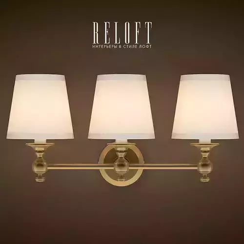 Triple Lamp Bracket Lacquered Burnished Brass