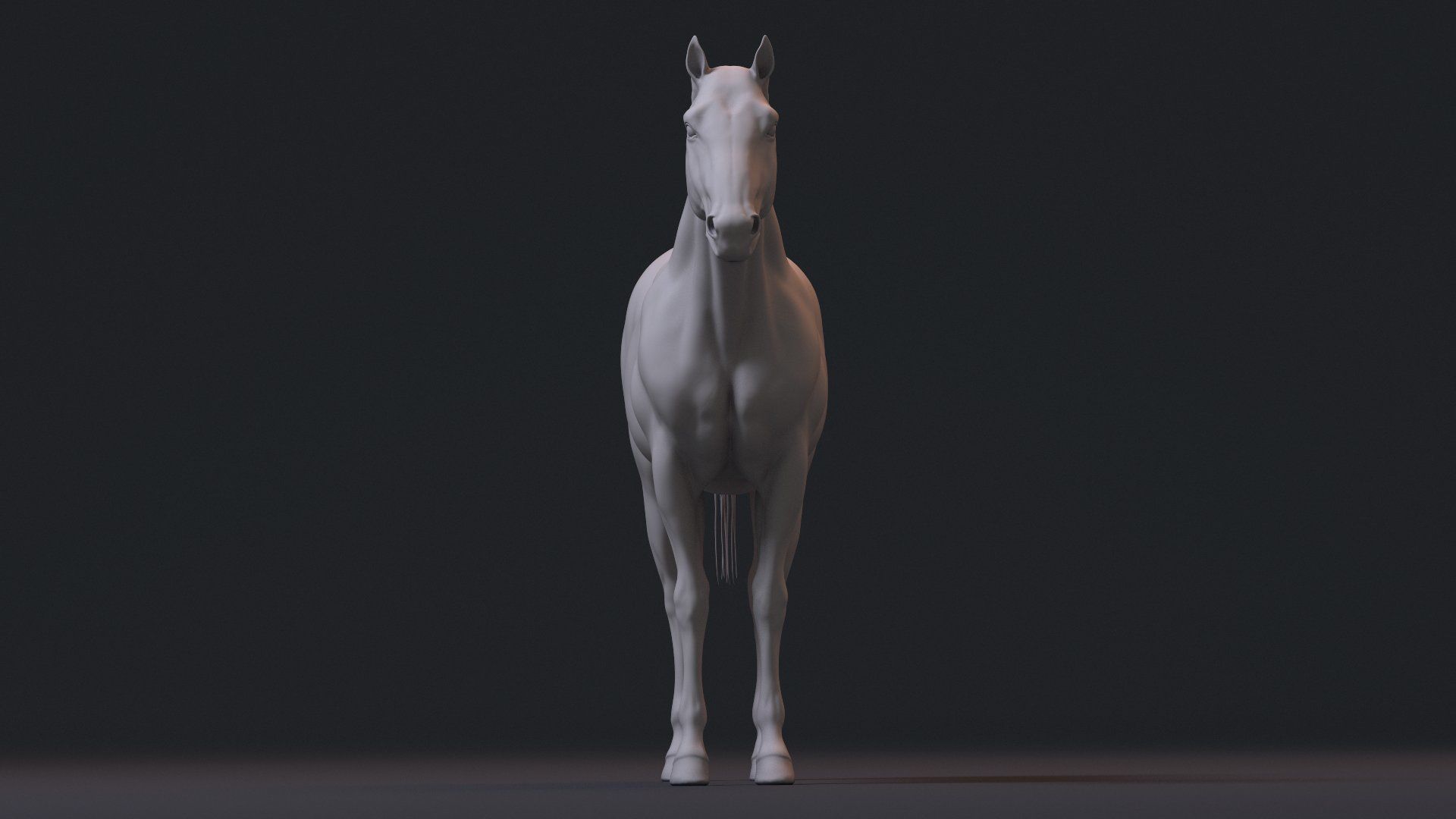 Realistic Horse Zbrush File 3D model_3
