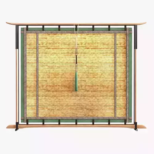 Lilian Marquand Firescreen - Bambou Tigre 3D model