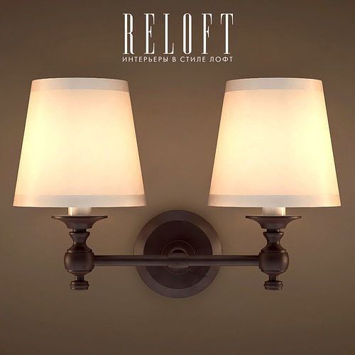 Double Lamp Bracket Oil-Rubbed Bronze 3D model
