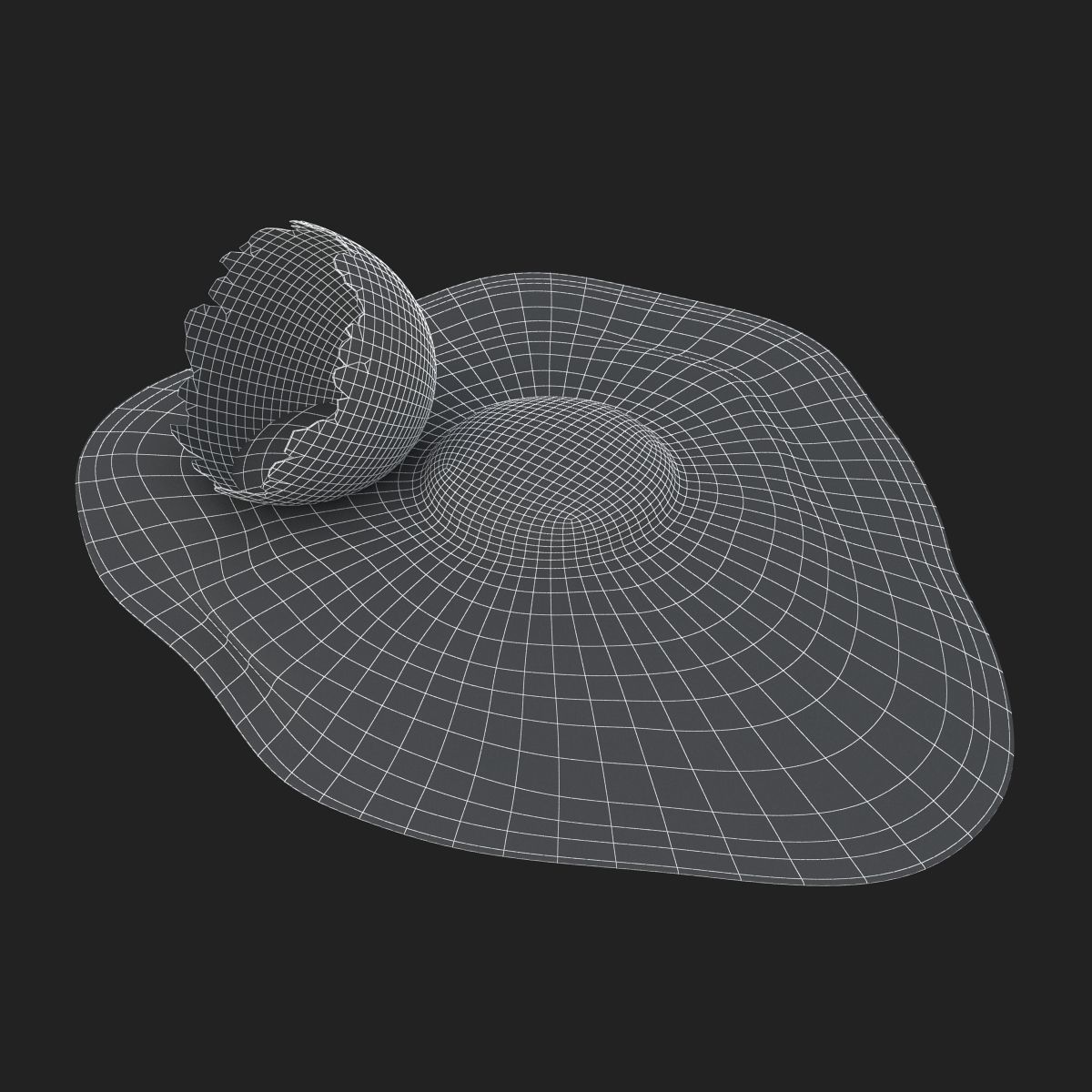Cracked Egg 3D model_4