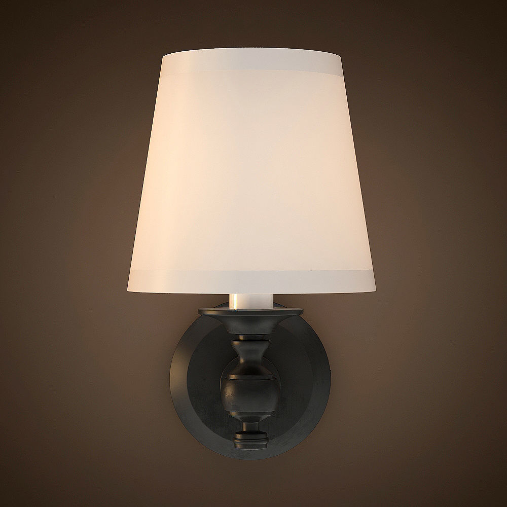 Lamp Bracket Oil-Rubbed Bronze 3D model_1