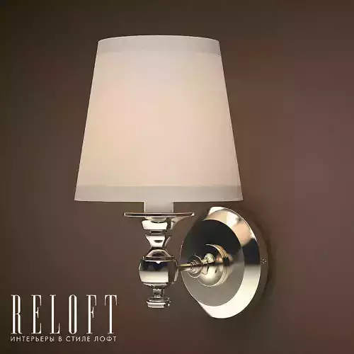 Lamp Bracket Polished Nickel 3D model