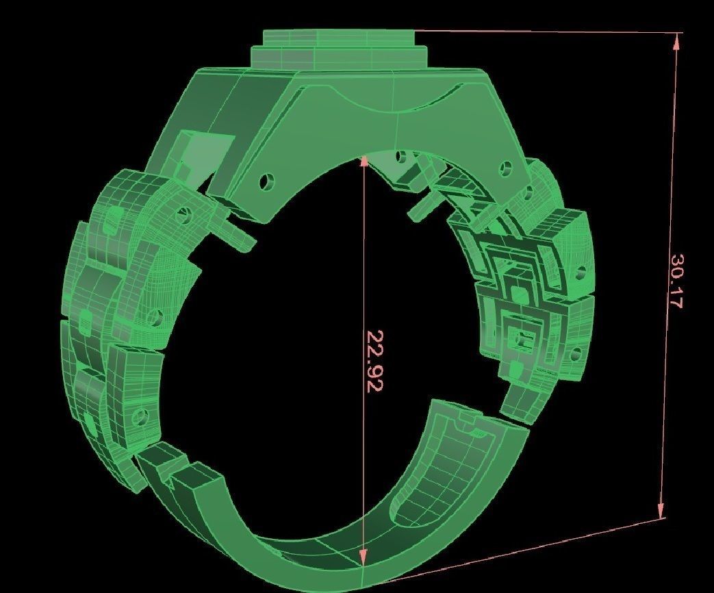 Flexible Ring 3D print model_13
