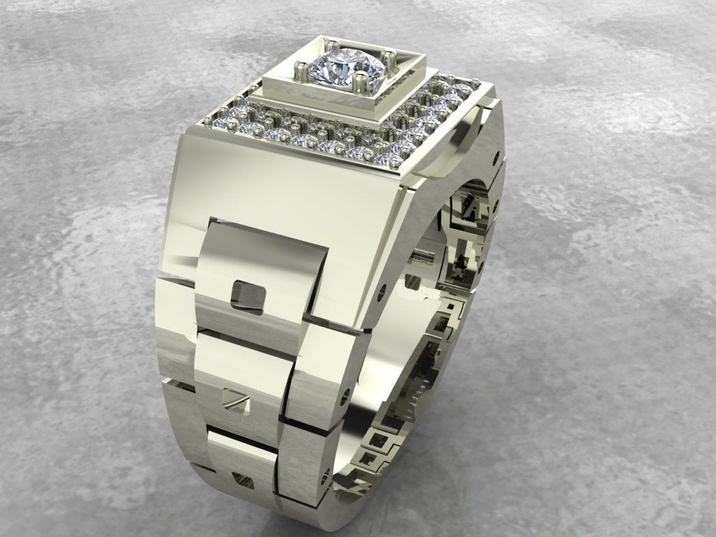 Flexible Ring 3D print model_4