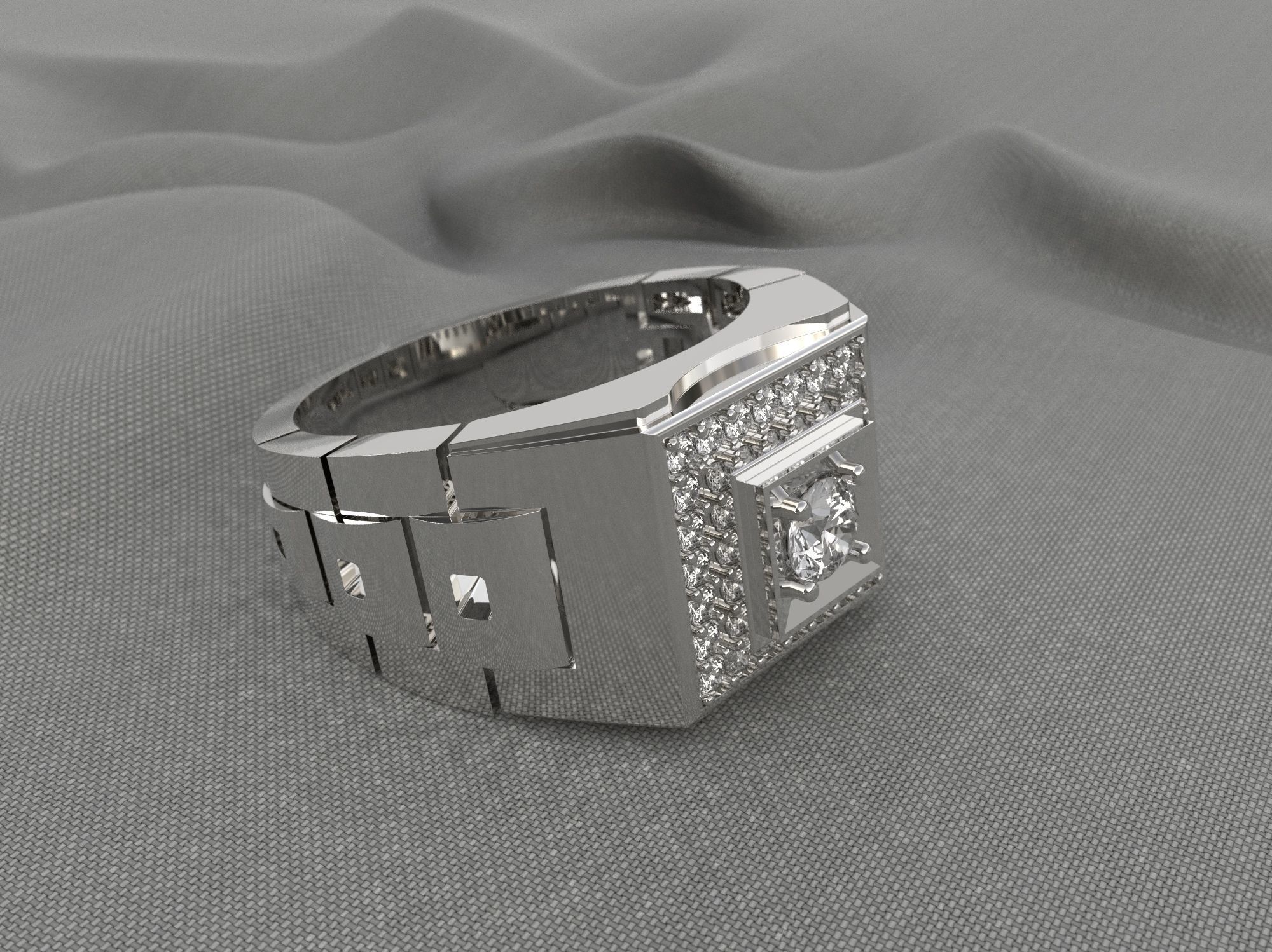 Flexible Ring 3D print model_1