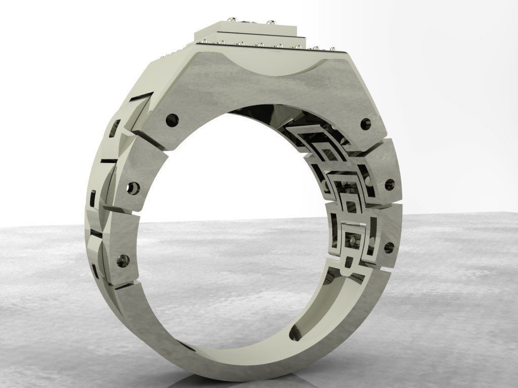 Flexible Ring 3D print model_7