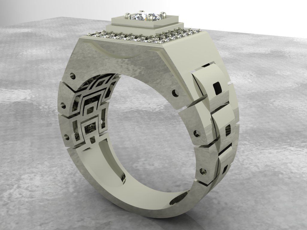 Flexible Ring 3D print model_8