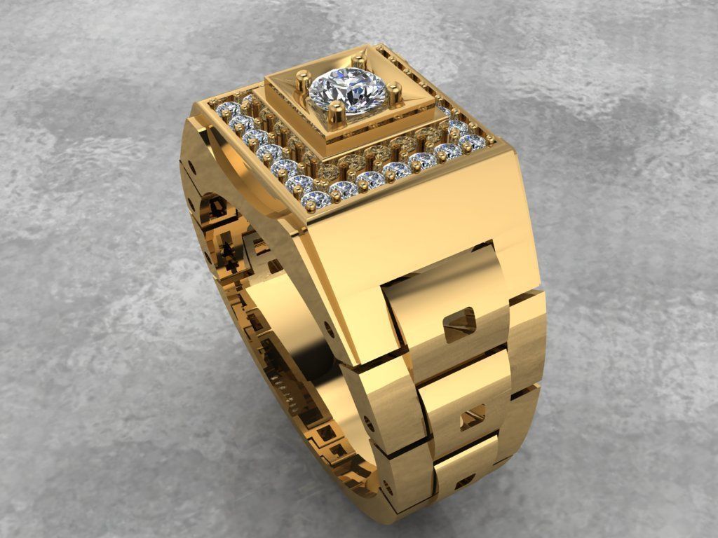 Flexible Ring 3D print model_2