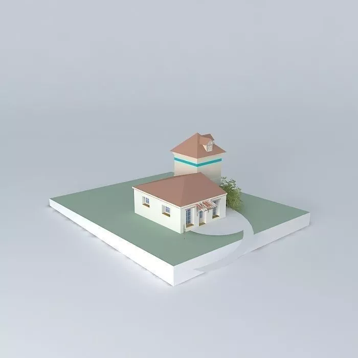 Housing renovation in pigeon Free 3D model