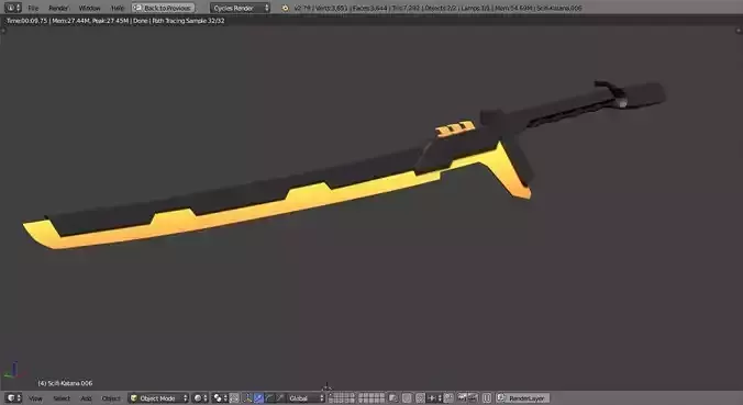 Scifi-Katana sword