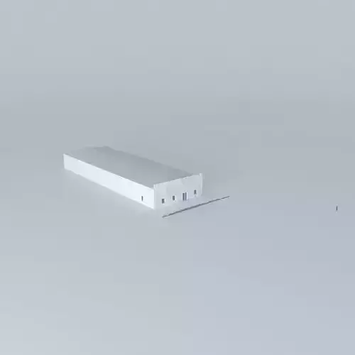 shed steel structure and tray Free 3D model