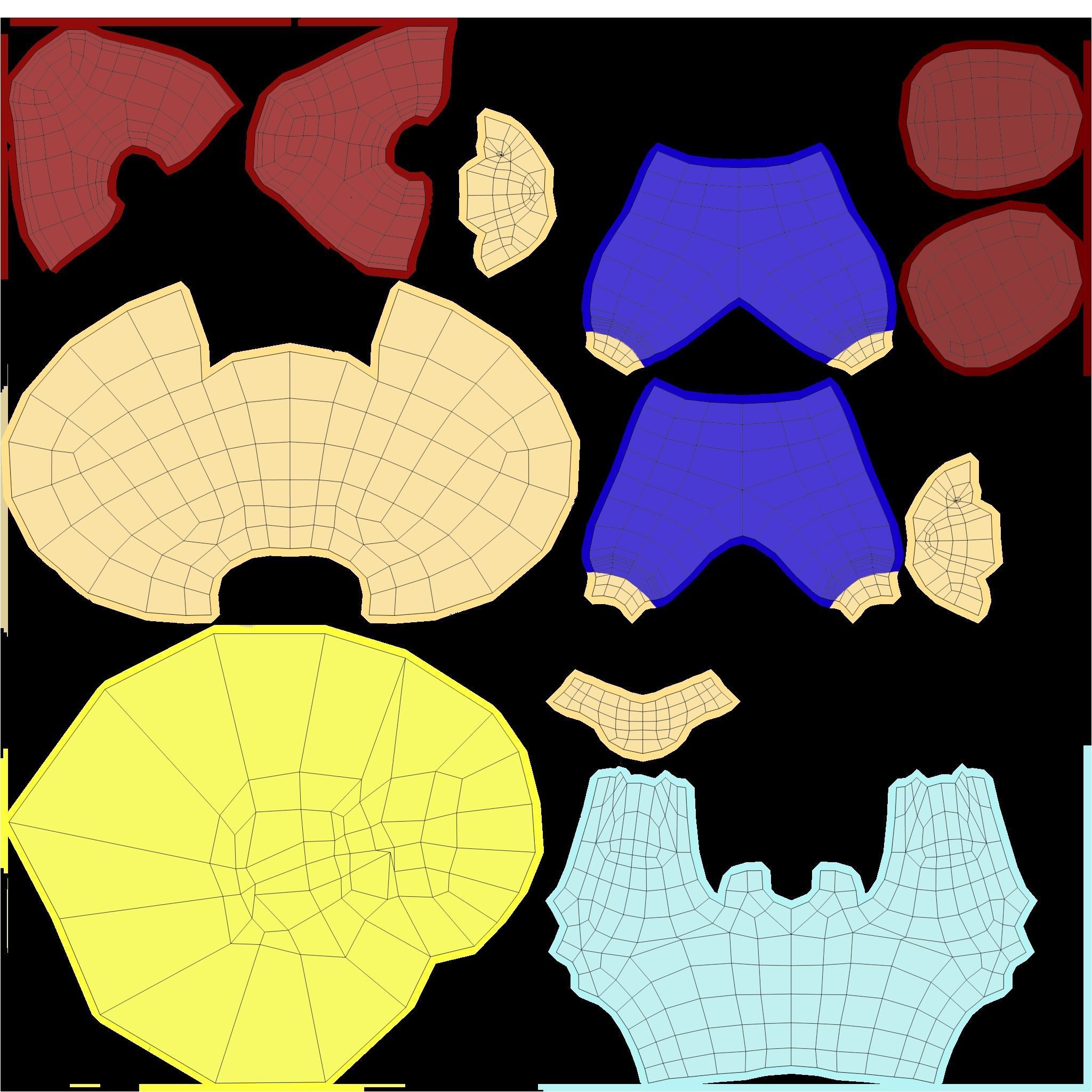 Animated Game Character Low-poly 3D model_7