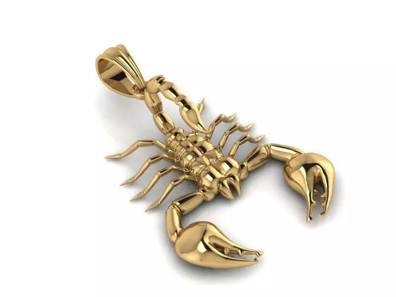 Scopion pendant 2inc 3D print model_0