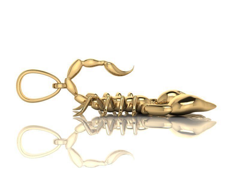 Scopion pendant 2inc 3D print model_1