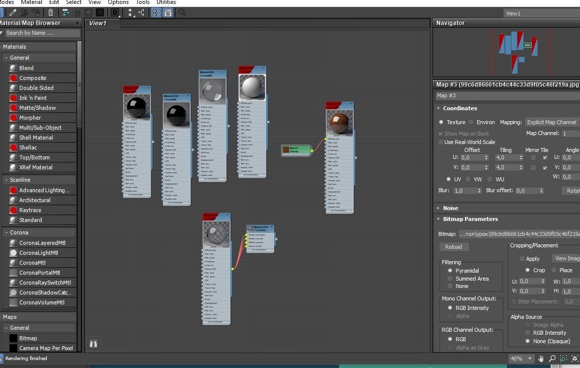 Set of glasses 3D model_7