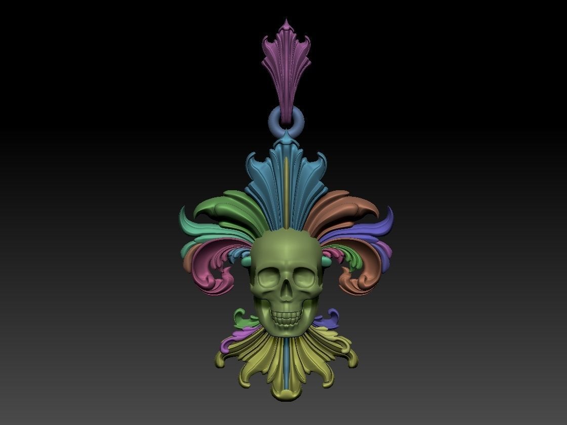 pendant 3D print model_28